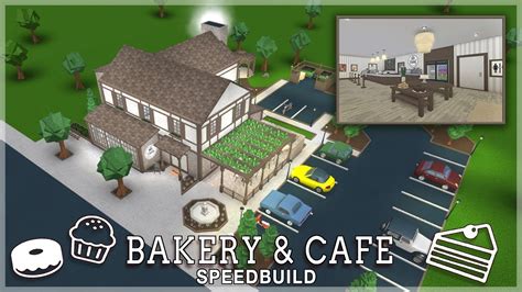 Roblox Bloxburg Bakery Cafe Speedbuild YouTube