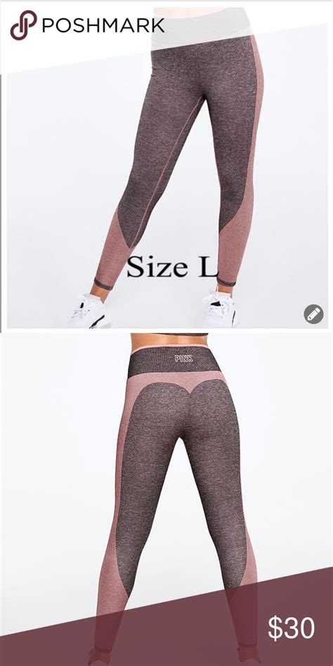 Vs Pink Seamless Workout Tight Legging L Nwt In 2020 Tight Leggings