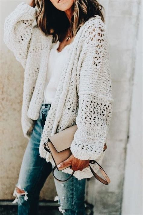 15 Ways To Wear An Oversized Knit Cardigan This Spring Stylish Fall Outfits Clothes Style