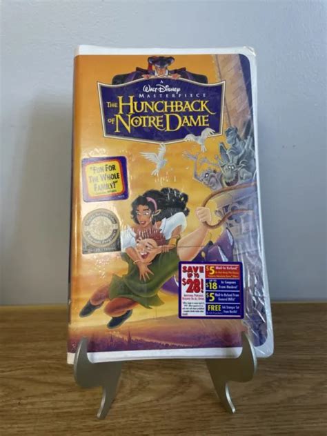 THE HUNCHBACK OF Notre Dame VHS Walt Disney Masterpiece Factory Sealed Clamshell PicClick