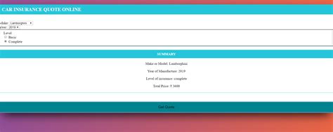 Car Insurance Quote Generator – Haibae Insurance Class