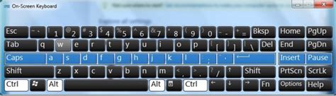 How To Use The On Screen Keyboard In Windows 7 Dummies