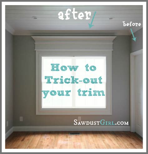 How To Trick Out Your Trim Molding In 5 Easy Steps Sawdust Girl®