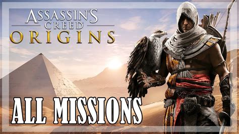 Assassins Creed Origins All Main Quests Full Game Youtube