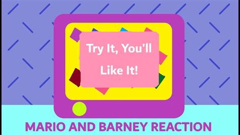 Barney And Friends Try It Youll Like It Season 5 Episode 7 Mario