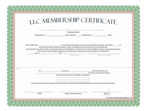 Ownership Certificate Template Best Business Templates
