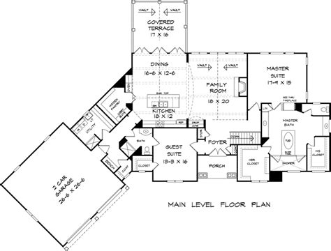 Bentwater Craftsman Lake Home Plan 076d 0217 House Plans And More