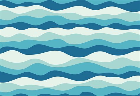 Blue Wave Pattern 1255901 Vector Art At Vecteezy