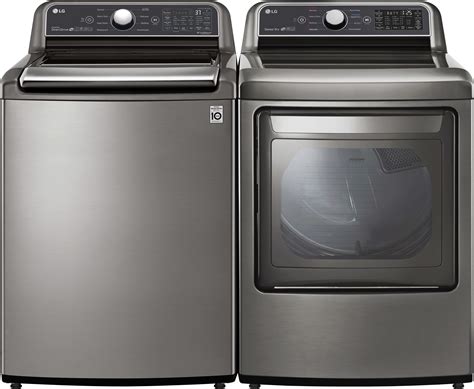 Lg Lgwadrgv7305 Side By Side Washer And Dryer Set With Top Load Washer