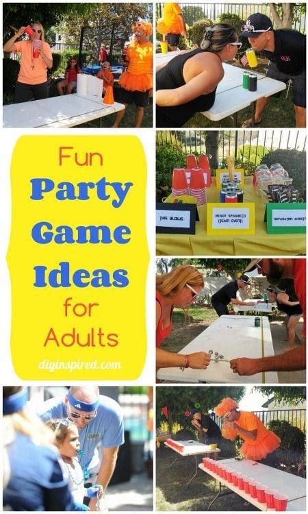 Fun Party Games For Adults Diy Inspired
