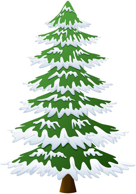 Snowy Pine Tree Clip Art 10 Free Cliparts Download Images On