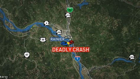 Highway 30 East Of Rainier Reopened After Deadly Crash Katu