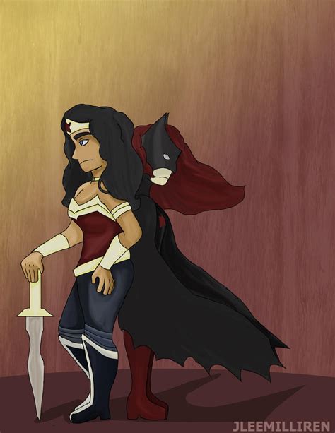 Wonder Woman And Batwoman By Hermessloth On Deviantart