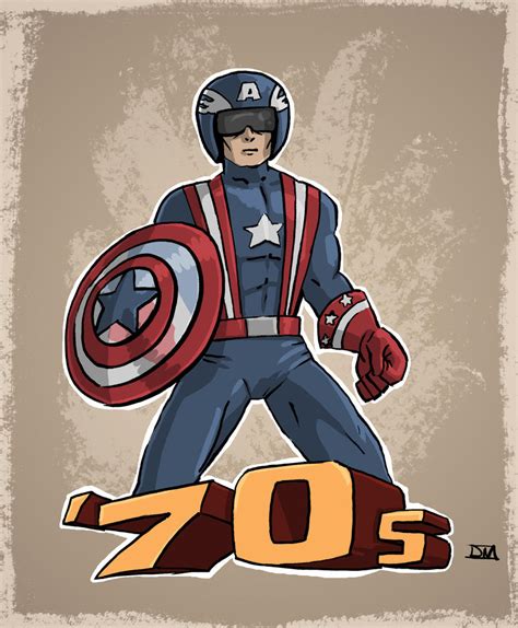 70s Captain America By Danielmead On Deviantart