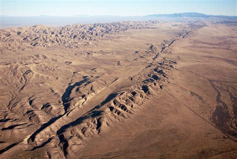 San Andreas Fault California Usa Geology Earthquake History
