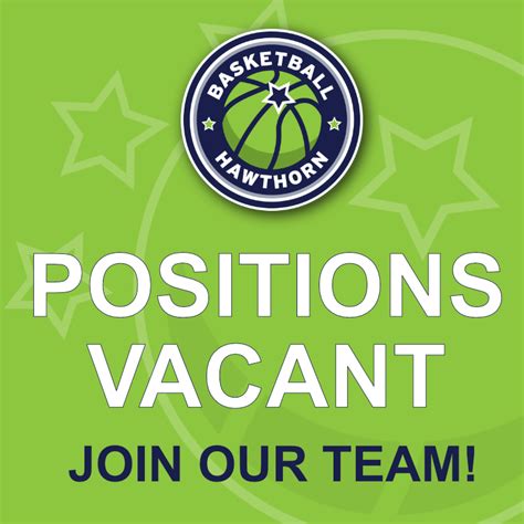 Positions Available Join The Basketball Hawthorn Team Hawthorn Magic