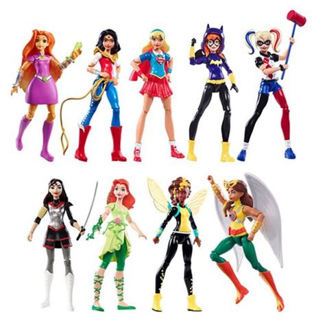 Dc Super Hero Girls Action Figure 9 Pack Entertainment Earth