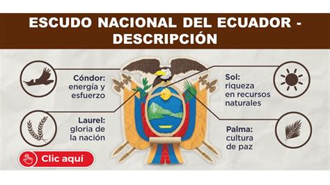 escudo nacional del ecuador descripción educar plus