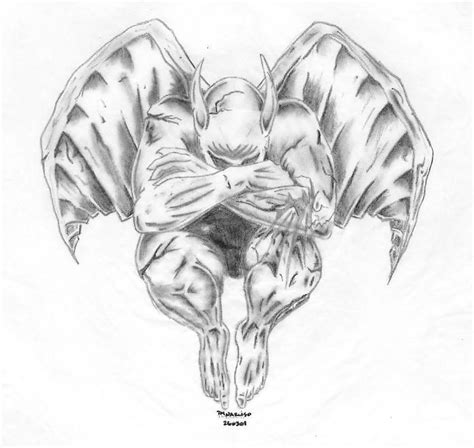The 25 Best Gargoyle Tattoo Ideas On Pinterest Gargoyle Drawing Bat