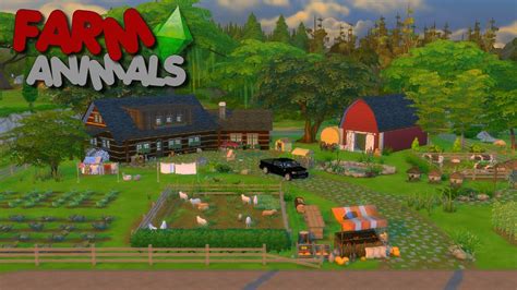 The Sims 4 Farm Animals Speed Build Youtube