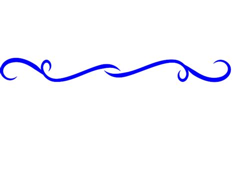 Blue Line Clip Art At Vector Clip Art Online Royalty Free