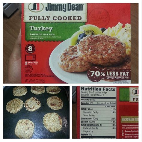 Jimmy Dean Maple Turkey Sausage Patties Nutrition Facts Nutrition Ftempo