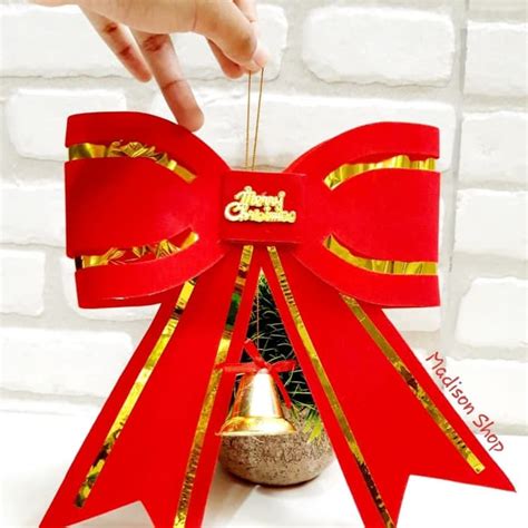 Beli pita natal online berkualitas dengan harga murah terbaru 2021 di tokopedia!. Kreasi Natal Dari Pita Jepang - Ketupat 6cm Dari Pita ...
