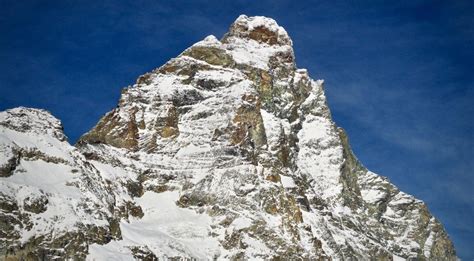 The Cervino Matterhorn On The Italian Side In Valle Daosta 4478 M