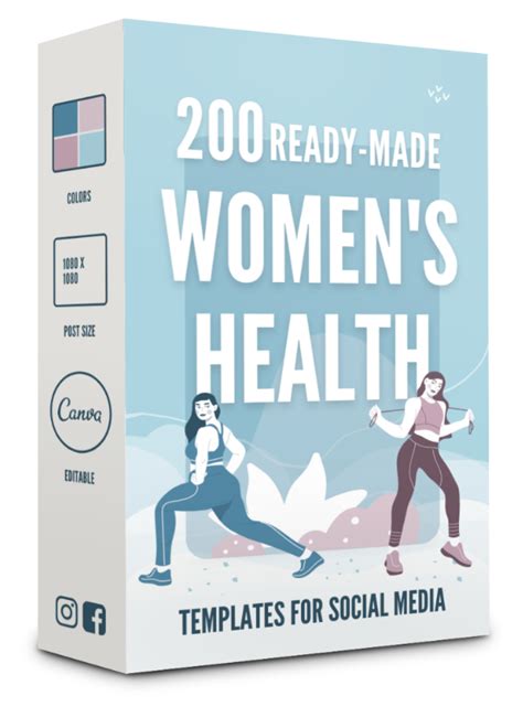 200 Womens Health Templates For Social Media 90 Off Social Media