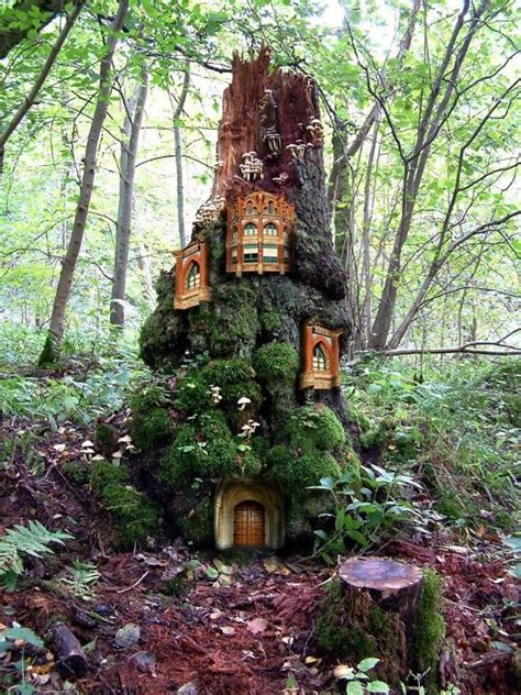 Pin By Dawn Hill Designs Jewelry Des On A Place For The Fae Folk Fairy Garden Houses Fairy