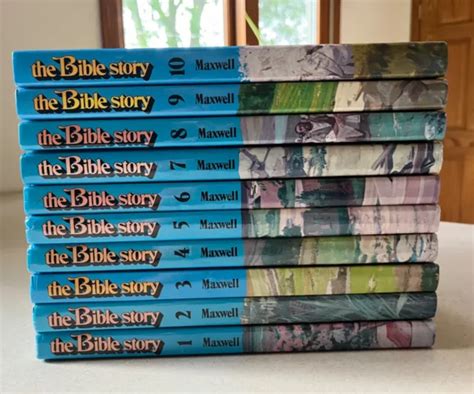 Vintage Uncle Arthur S Maxwell The Bible Story Books Complete 10 Vol