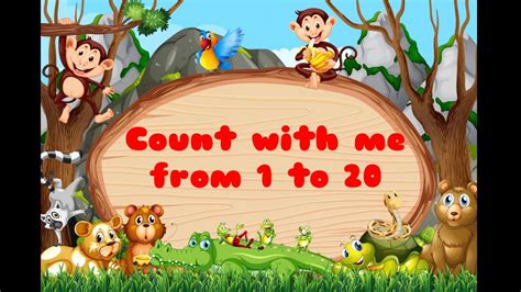 Simple Learning To Count 1 To 20counting 1 20 Numbers For Kids