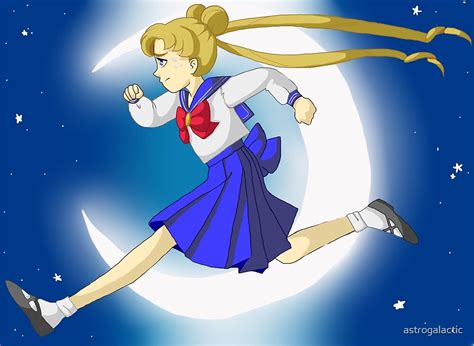 Run Sailor Moon By Astrogalactic Redbubble