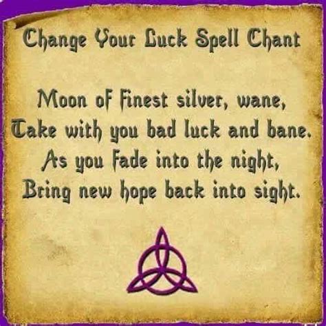 Change Your Luck Luck Spells Good Luck Spells Wiccan Spell Book