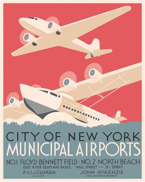 City Of New York Municipal Airports Mcgaw Graphics