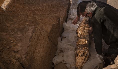 Descubren Una Tumba Egipcia Con Diez Momias De Cocodrilos En El Marco