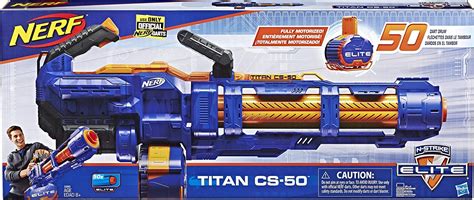 Buy Nerf Elite Titan Cs 50 Toy Blaster Fully Motorized 50 Dart Drum