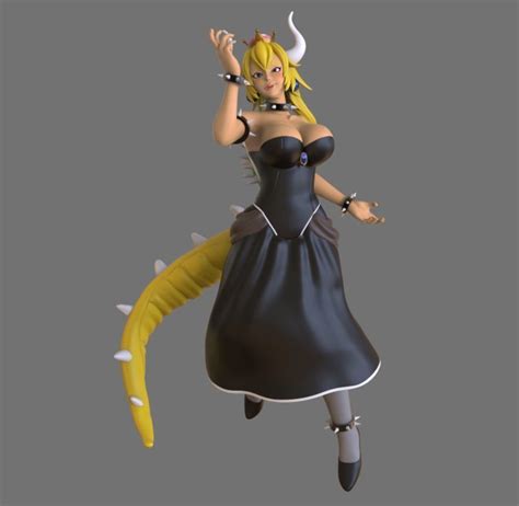 Bowsette Vrmodels D Models For Vr Ar And Cg Projects My Xxx Hot Girl