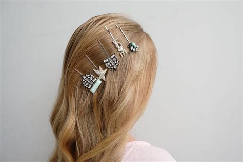 Transform Your Tangled And Broken Baubles Into Trendy Hair Pins For The