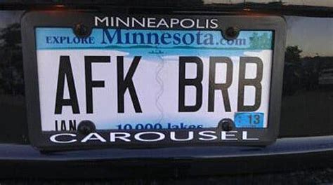 Initial cost = $60.00 annual fee = $31.25. 9 Clever Personalized Gaming License Plates