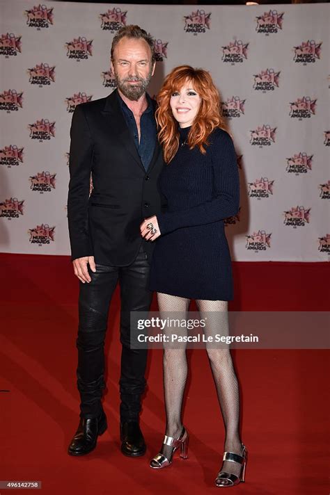 Sting And Mylene Farmer Attend The 17th Nrj Music Awards At Palais