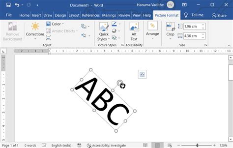 A Z Change Text Direction Rotate Flip Or Mirror In Word