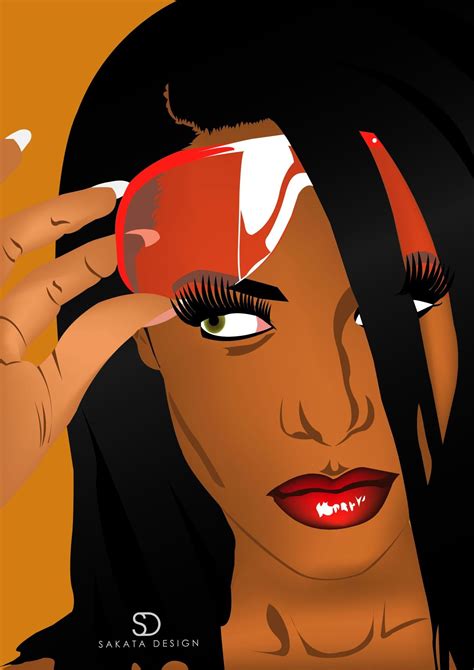 Aaliyah Beautiful Art Art Fictional Characters