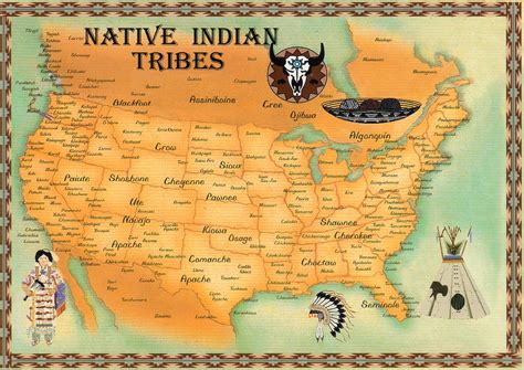 Usa Native Indian Tribes Map 1 Available Special Trade Flickr