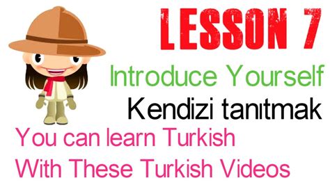 Learn Turkish Through Turkish Lesson How To Introduce Yourself