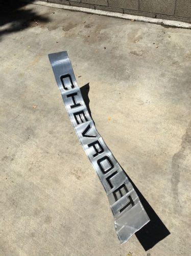 Buy Chevrolet Tailgate Panel Emblem Aluminum In Glendora California
