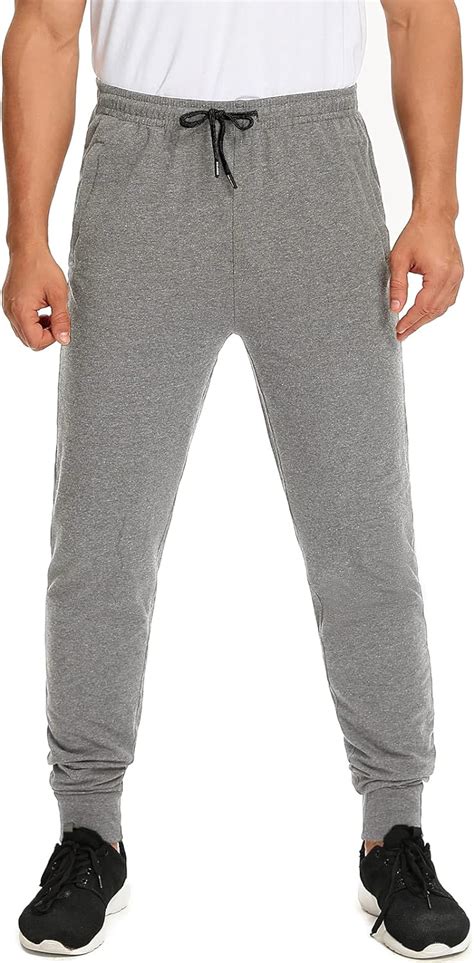 Sevego Mens 323436 Inseam Tall Lightweight Cotton Joggers With