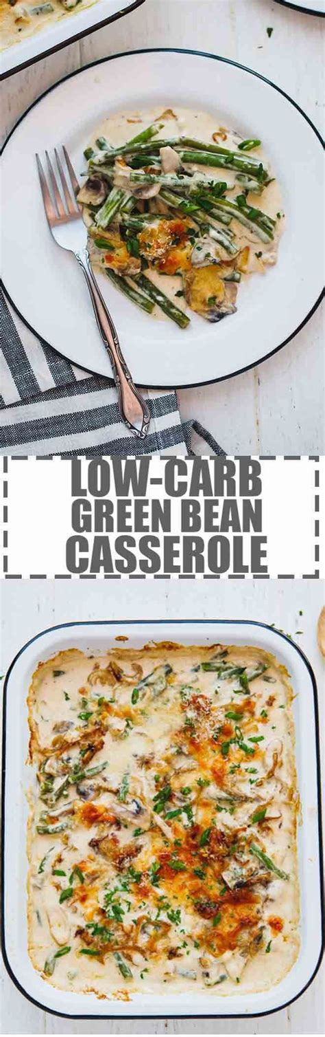 Soak the lentils and the red beans in water overnight or 8 hours (you can soak them in the same bowl). Low-Carb Green Bean Casserole - ultra creamy, cheesy and ...