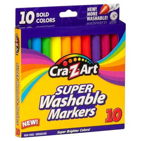 Cra Z Art 10 Broadline Bold Colors Super Washable Markers For Sale