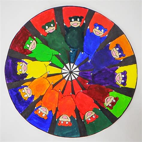 Jerdees Art Classes Painting Acrylic Color Wheel